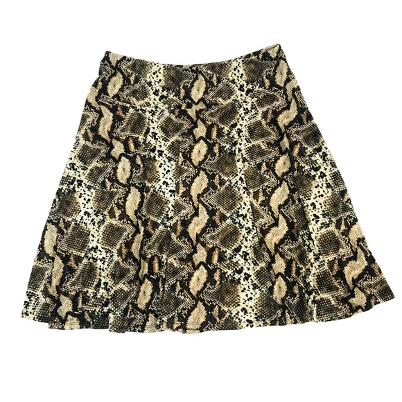 ICi Snake Print Stretchy Skirt - Picture 1 of 3